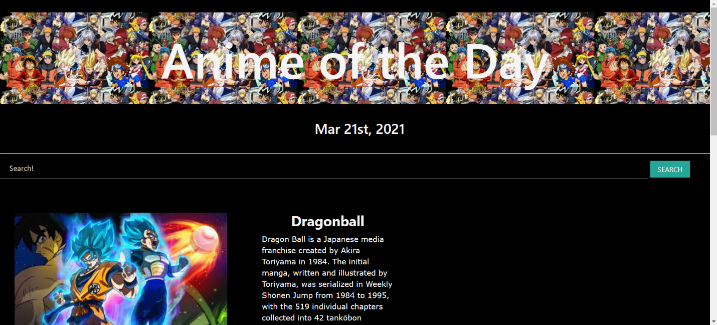 Anime of the Day App